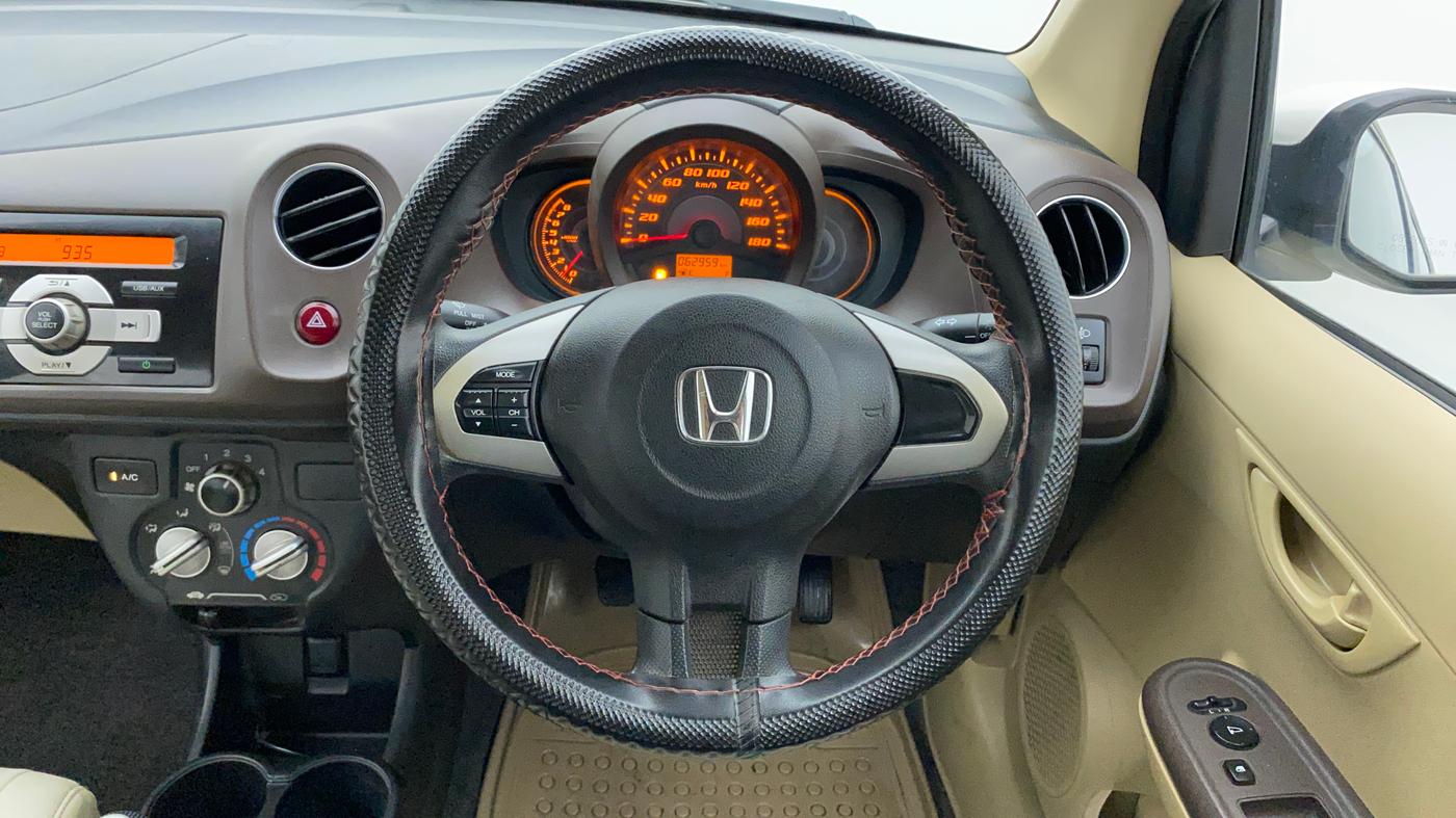 2013 Honda Amaze 1.2L I-VTEC S, Petrol, Manual, 62,959 km, Steering Wheel Close Up