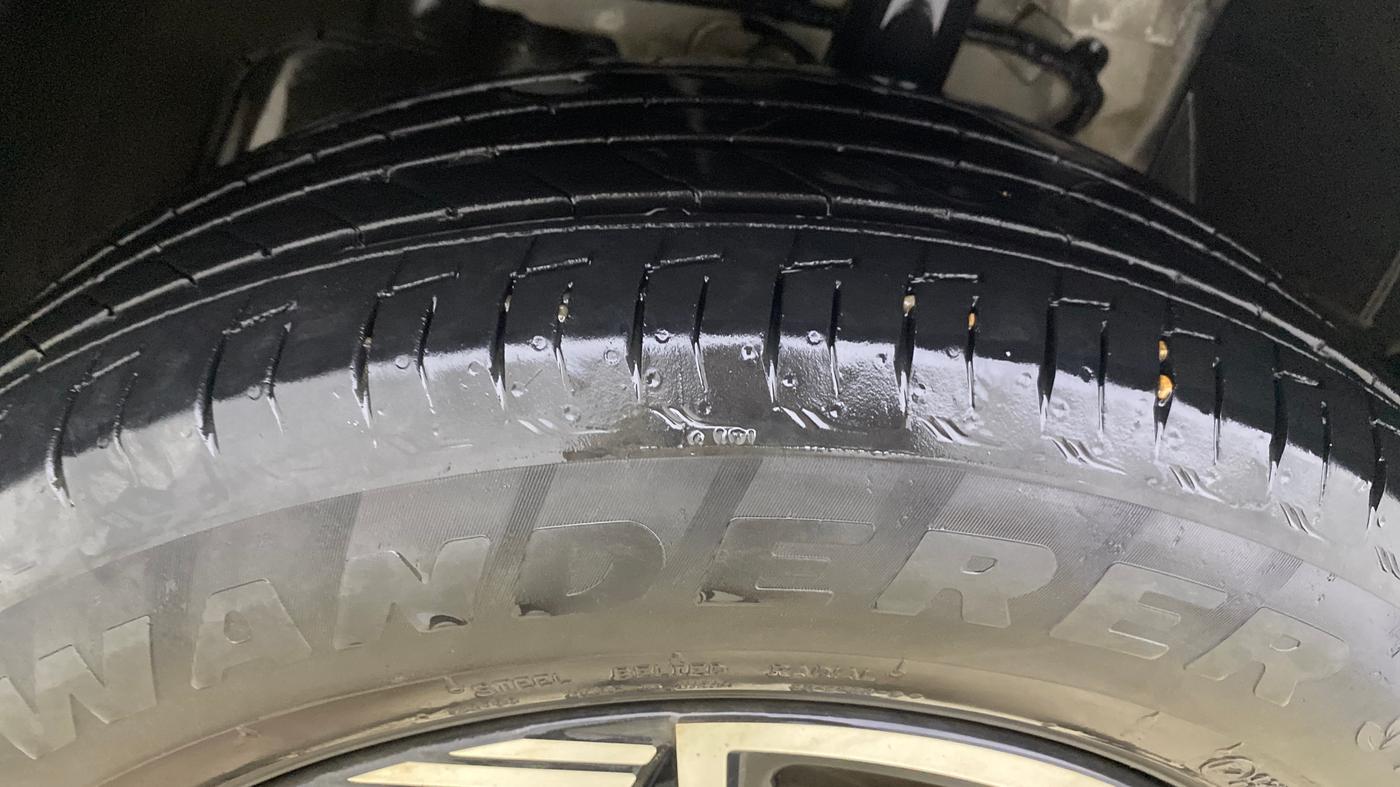 2025 Tata NEXON CREATIVE+ AMT 1.2 PETROL, Petrol, Automatic, 20,665 km, Left Front Tyre Tread