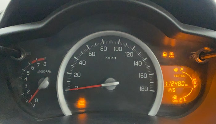 2019 Maruti Celerio VXI (O) CNG, CNG, Manual, 1,12,665 km, Odometer Image