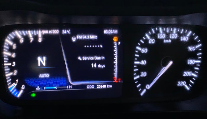 2022 Tata ALTROZ XZA PLUS, Petrol, Automatic, 20,955 km, Odometer Image