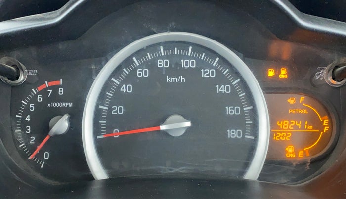 2017 Maruti Celerio VXI CNG D, CNG, Manual, 48,341 km, Odometer Image
