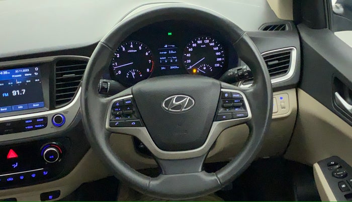 2019 Hyundai Verna 1.6 VTVT SX O, Petrol, Manual, 20,542 km, Steering Wheel Close Up