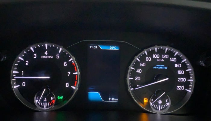 2022 Maruti BREZZA ZXI SMART HYBRID , Petrol, Manual, 5,384 km, Odometer Image