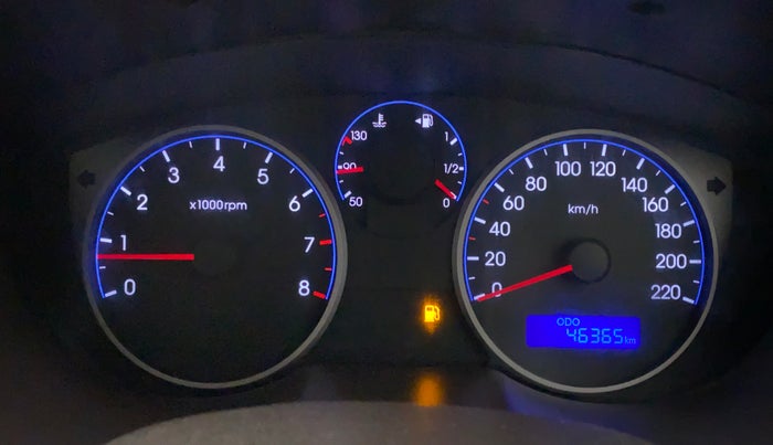 2010 Hyundai i20 MAGNA 1.2, Petrol, Manual, 46,364 km, Odometer Image
