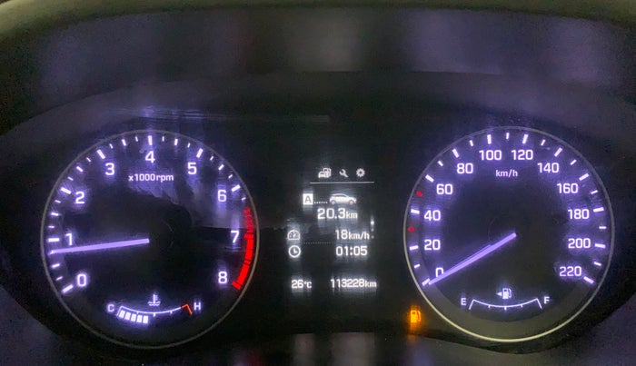 2017 Hyundai i20 Active 1.2 SX, Petrol, Manual, 1,13,207 km, Odometer Image