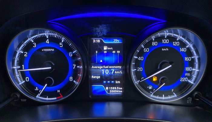 2021 Maruti Baleno ZETA PETROL 1.2, Petrol, Manual, 20,733 km, Odometer Image