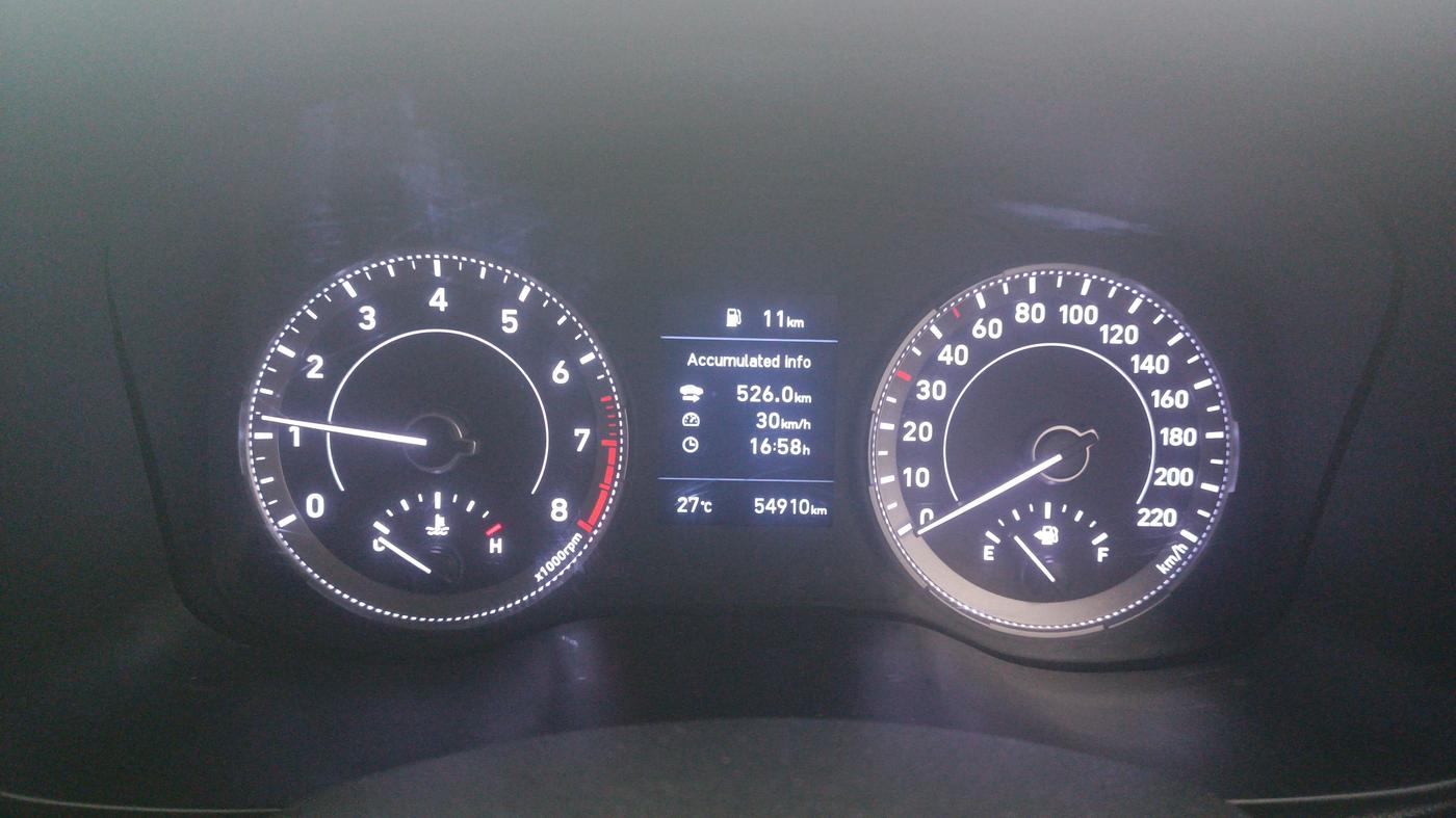 2020 Hyundai VENUE SX 1.0 (O) TURBO, Petrol, Manual, 54,910 km, Odometer Image