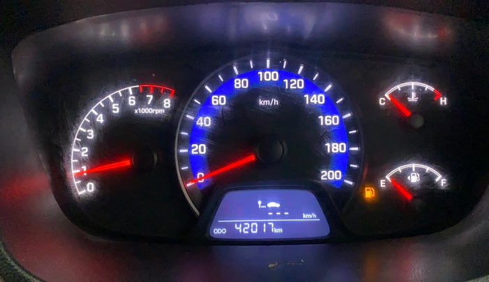 2018 Hyundai Xcent E+, Petrol, Manual, 42,007 km, Odometer Image