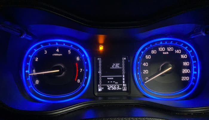 2021 Maruti Vitara Brezza ZXI PLUS DUAL TONE, Petrol, Manual, 72,226 km, Odometer Image