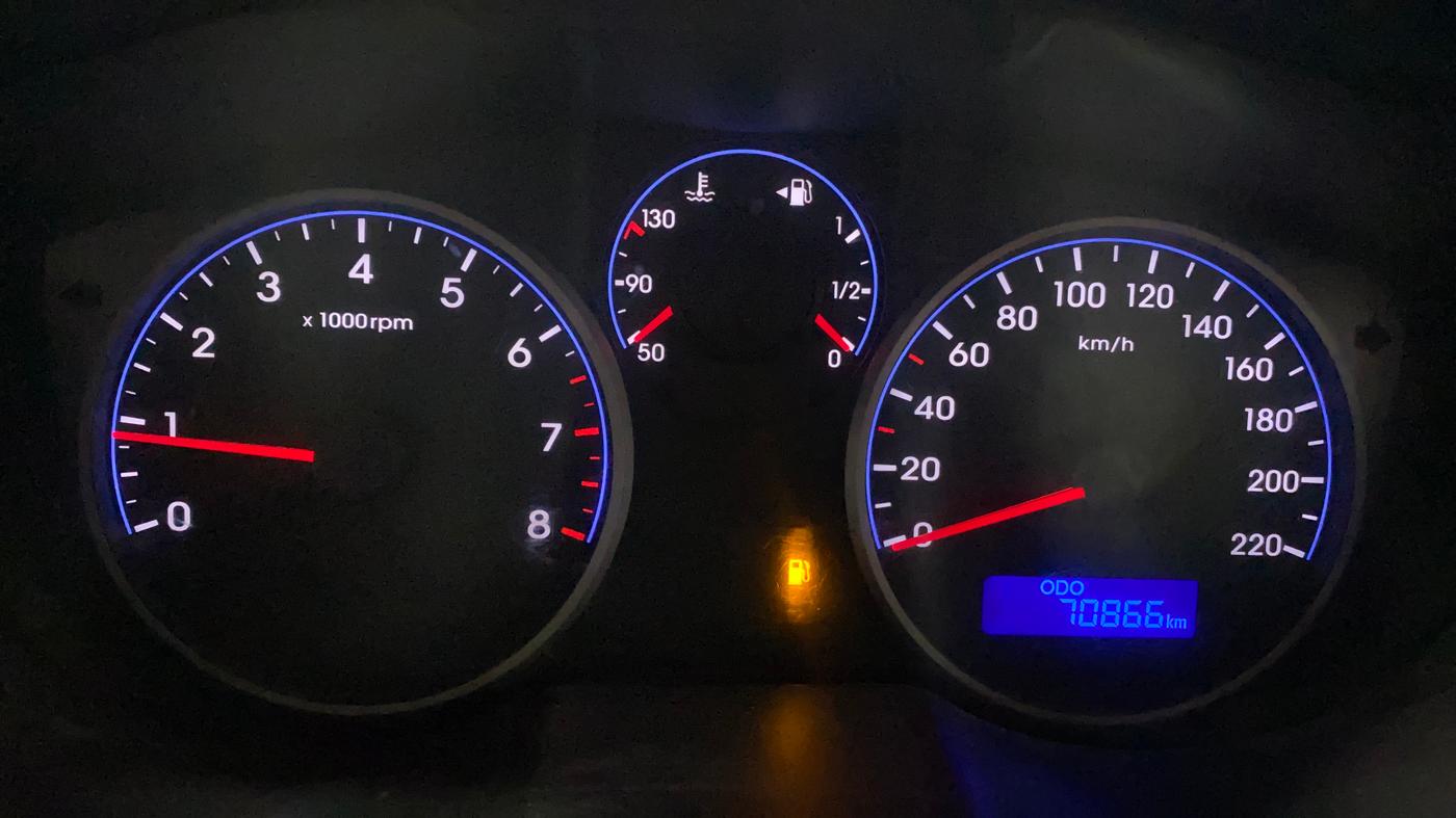 2013 Hyundai i20 MAGNA 1.2, Petrol, Manual, 70,859 km, Odometer Image