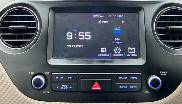2017 Hyundai Grand i10 SPORTZ (O) AT 1.2 KAPPA VTVT, Petrol, Automatic, 63,602 km, Infotainment System