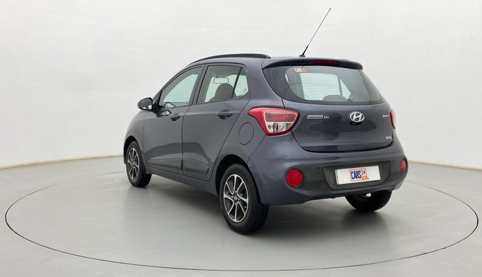 2017 Hyundai Grand i10 SPORTZ (O) AT 1.2 KAPPA VTVT, Petrol, Automatic, 63,602 km, Left Back Diagonal