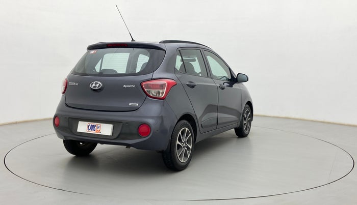 2017 Hyundai Grand i10 SPORTZ (O) AT 1.2 KAPPA VTVT, Petrol, Automatic, 63,602 km, Right Back Diagonal