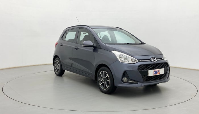 2017 Hyundai Grand i10 SPORTZ (O) AT 1.2 KAPPA VTVT, Petrol, Automatic, 63,602 km, Right Front Diagonal