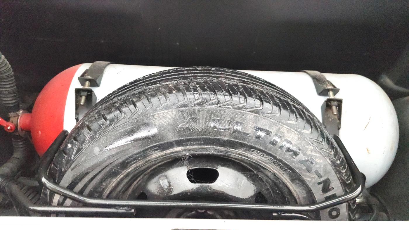 2019 Maruti New Wagon-R LXI CNG 1.0, CNG, Manual, 49,601 km, Spare Tyre