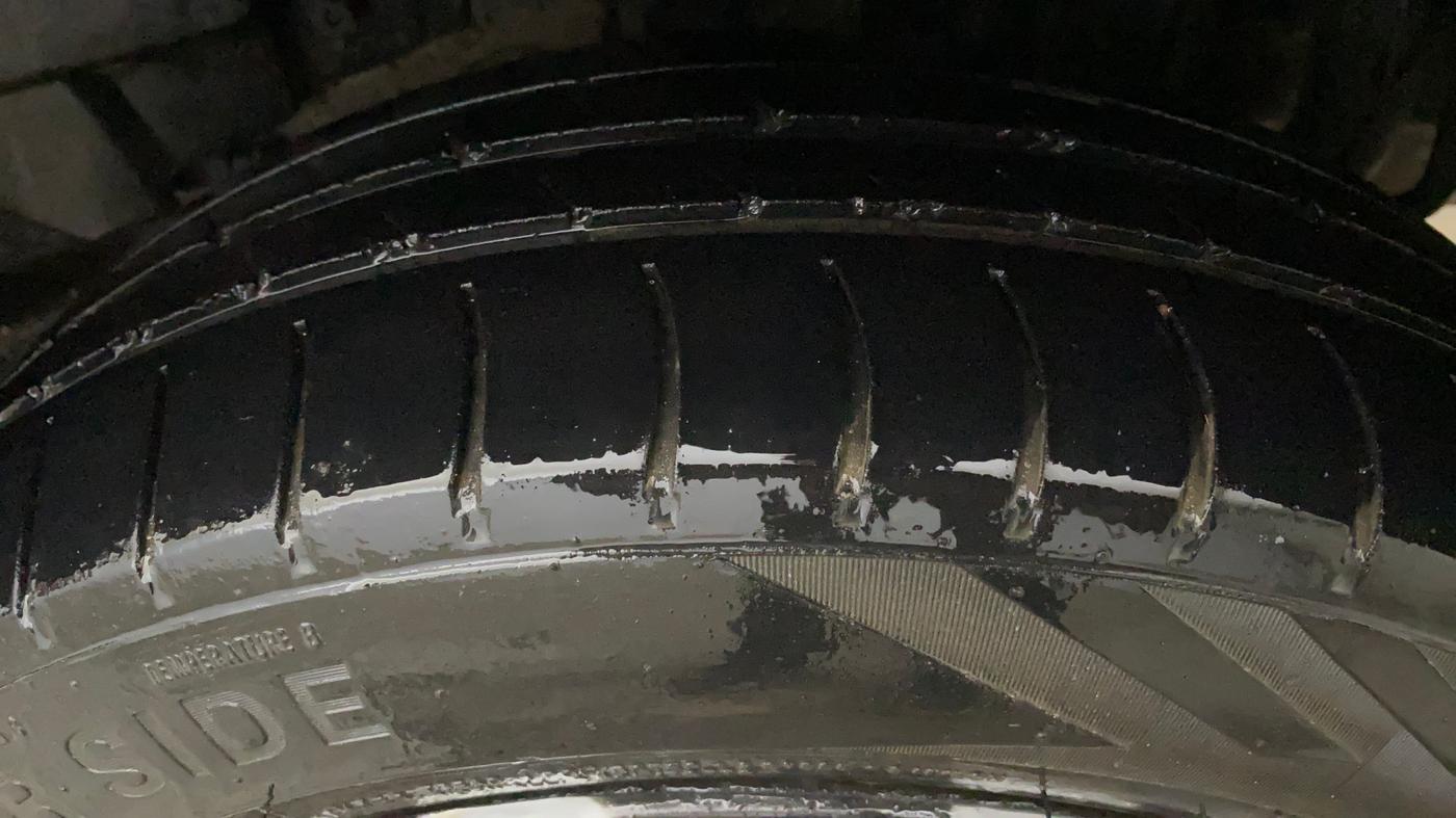 2022 Tata TIGOR XZ PLUS CNG, CNG, Manual, 65,049 km, Left Rear Tyre Tread
