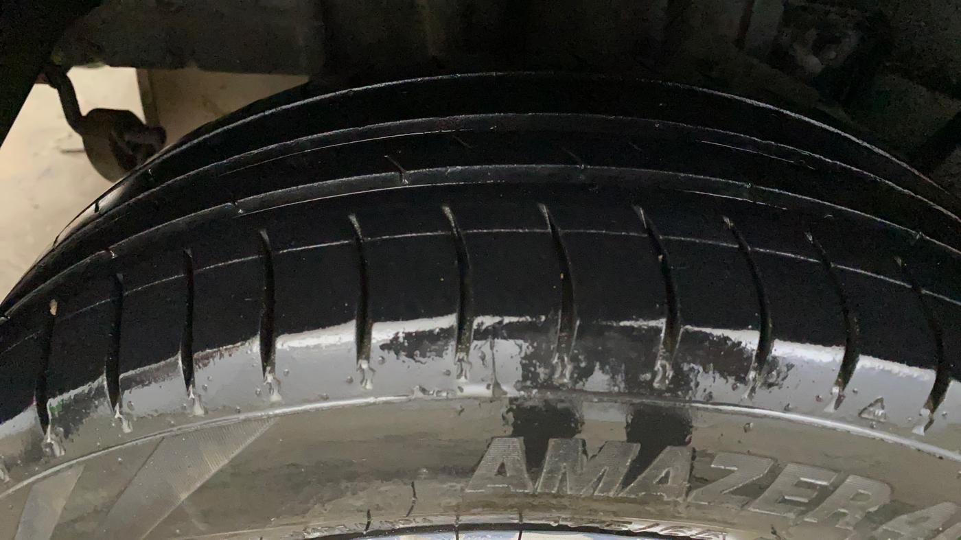 2022 Tata TIGOR XZ PLUS CNG, CNG, Manual, 65,049 km, Right Rear Tyre Tread