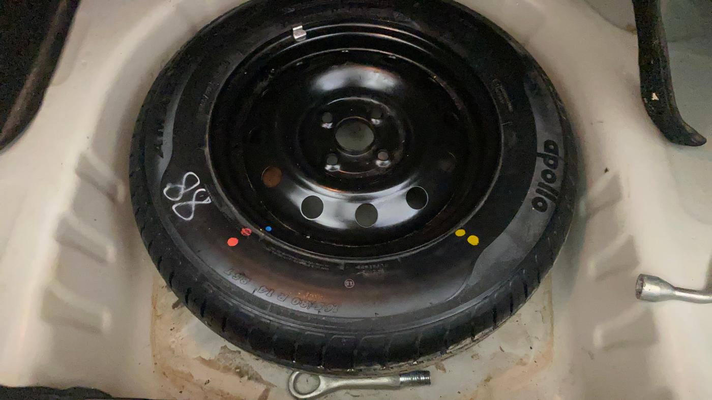 2019 Maruti Dzire VXI, Petrol, Manual, 31,996 km, Spare Tyre