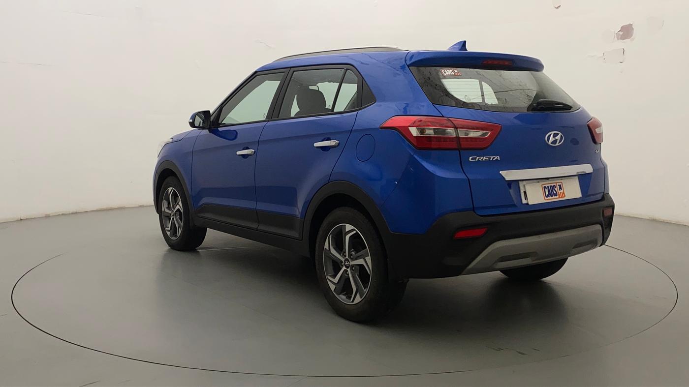 2019 Hyundai Creta SX AT 1.6 PETROL, Petrol, Automatic, 27,780 km, Left Back Diagonal
