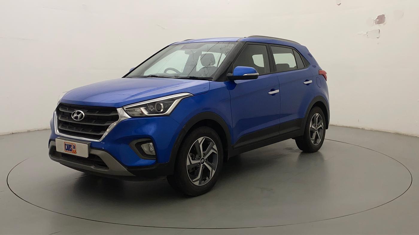 2019 Hyundai Creta SX AT 1.6 PETROL, Petrol, Automatic, 27,780 km, Left Front Diagonal