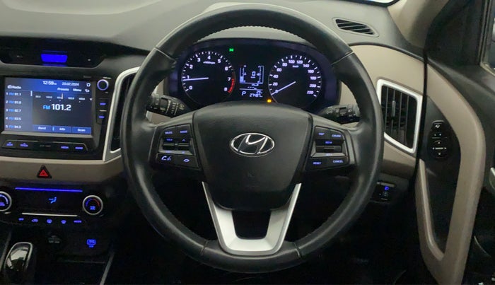 2019 Hyundai Creta SX AT 1.6 PETROL, Petrol, Automatic, 27,780 km, Steering Wheel Close Up