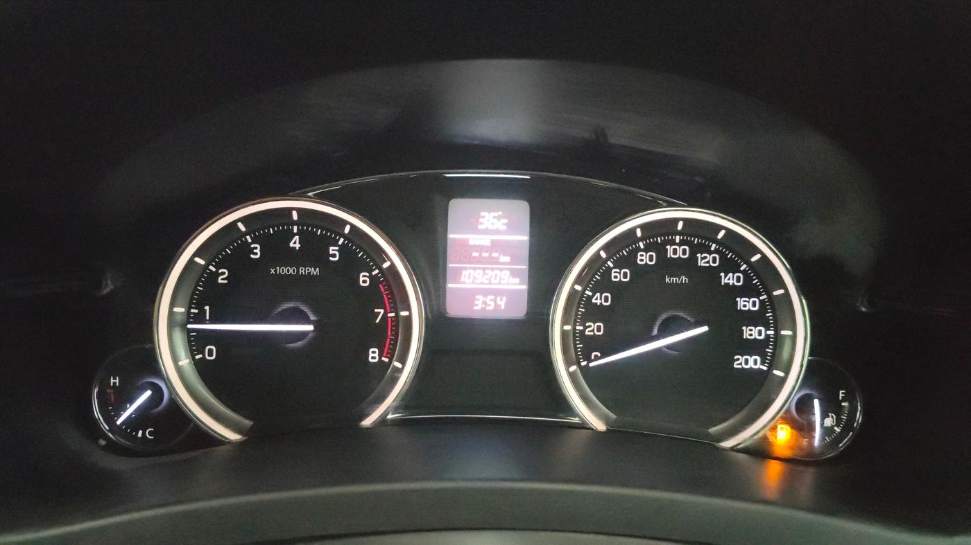 2015 Maruti Ciaz ZXI, CNG, Manual, 1,09,168 km, Odometer Image