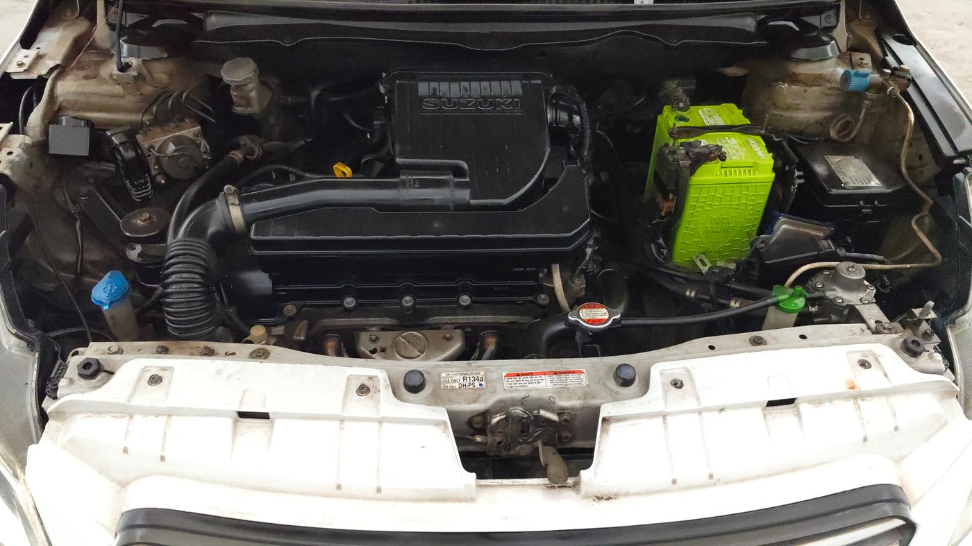 2015 Maruti Ciaz ZXI, CNG, Manual, 1,09,168 km, Engine View