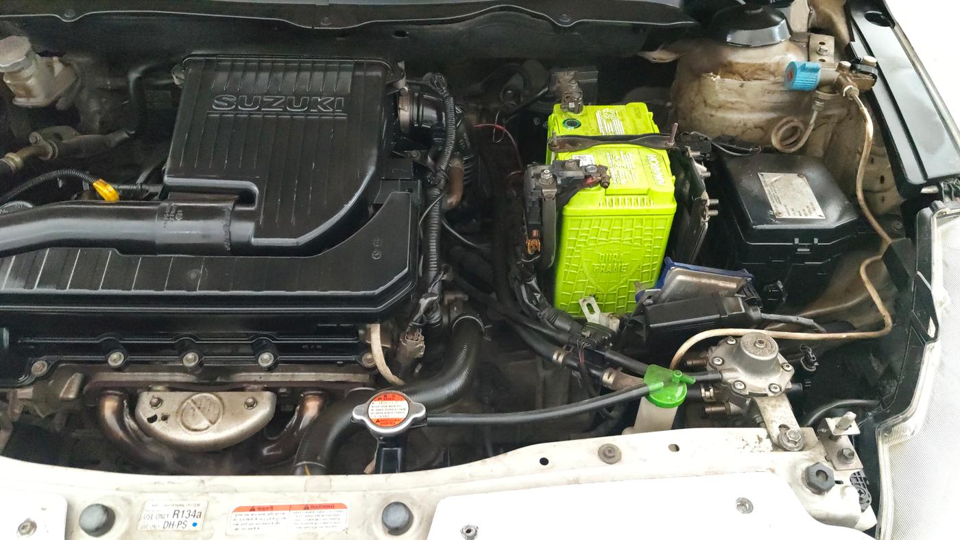 2015 Maruti Ciaz ZXI, CNG, Manual, 1,09,168 km, Engine View - Left