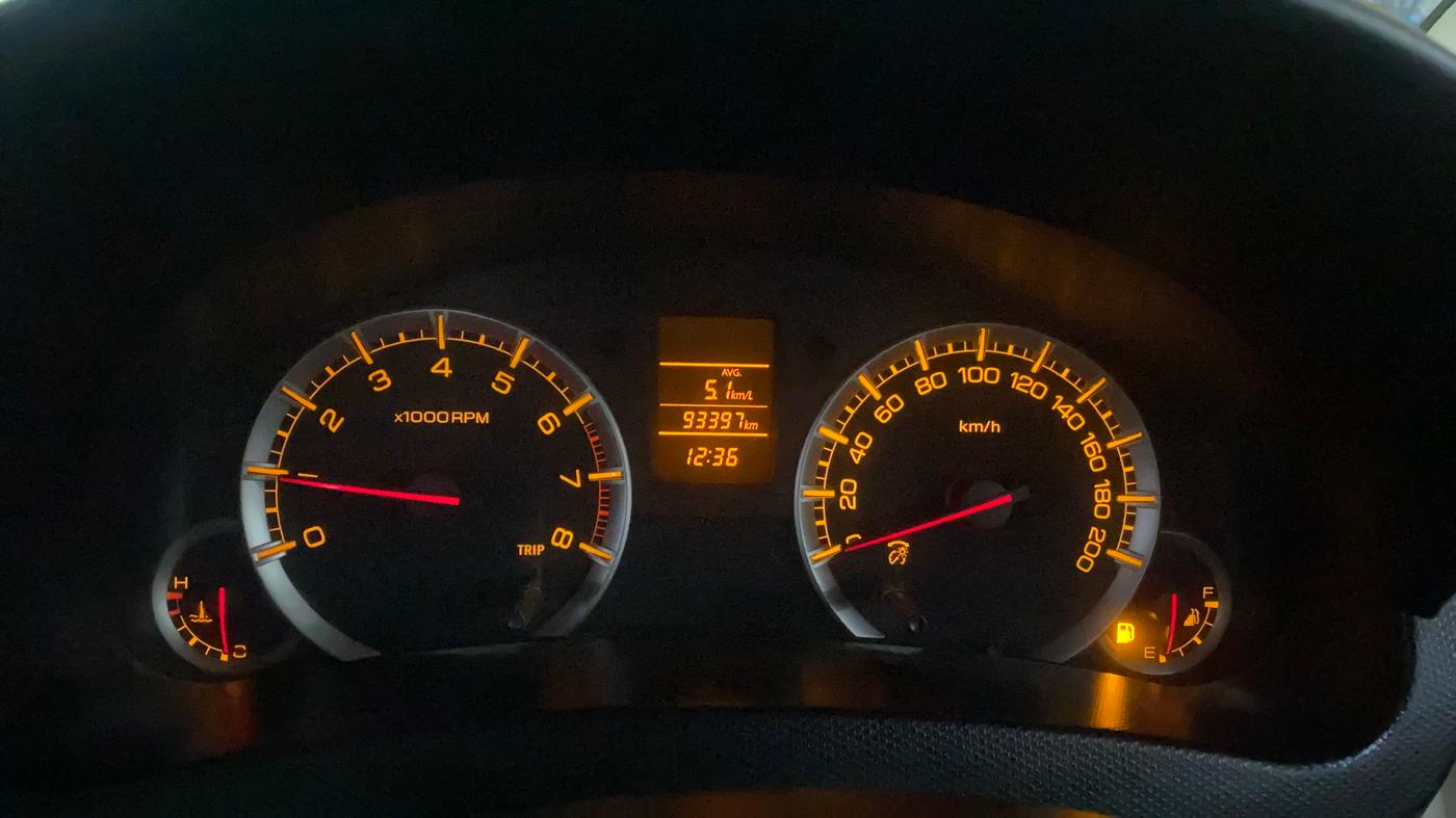 2012 Maruti Swift Dzire VXI, Petrol, Manual, 93,311 km, Odometer Image