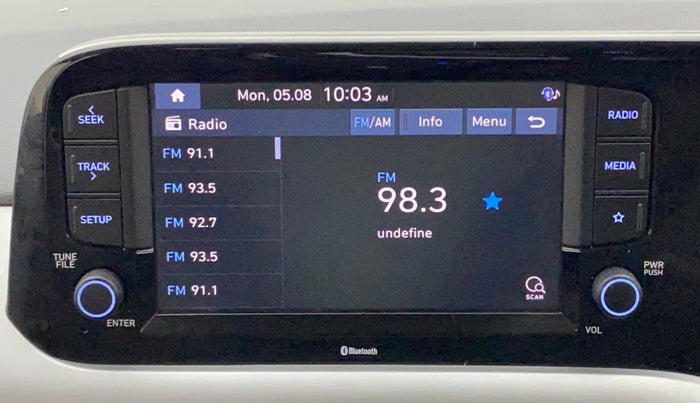 2021 Hyundai GRAND I10 NIOS SPORTZ AMT 1.2 KAPPA VTVT, Petrol, Automatic, 36,625 km, Infotainment System