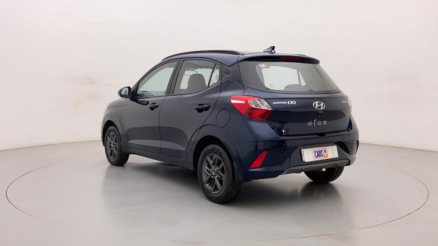 2021 Hyundai GRAND I10 NIOS SPORTZ AMT 1.2 KAPPA VTVT, Petrol, Automatic, 36,625 km, Left Back Diagonal