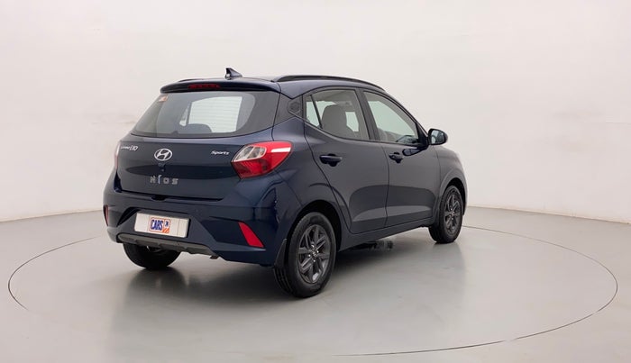 2021 Hyundai GRAND I10 NIOS SPORTZ AMT 1.2 KAPPA VTVT, Petrol, Automatic, 36,625 km, Right Back Diagonal