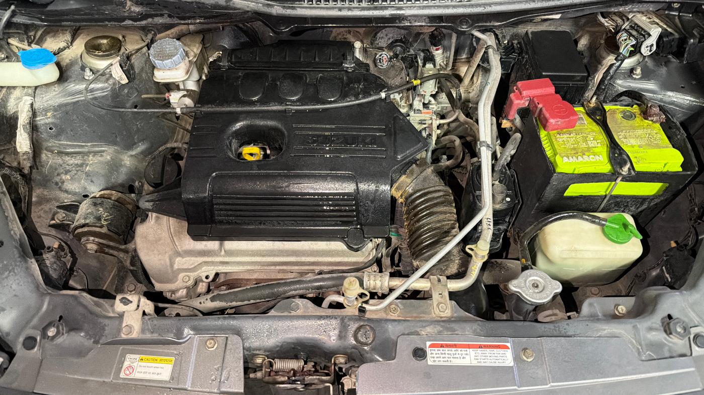 2017 Maruti Wagon R 1.0 VXI, Petrol, Manual, 43,479 km, Engine View