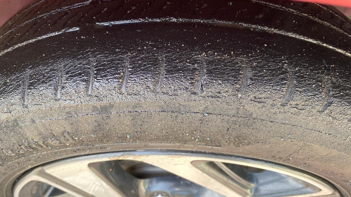 2020 Hyundai AURA SX 1.2 (O), Petrol, Manual, 53,094 km, Left Rear Tyre Tread
