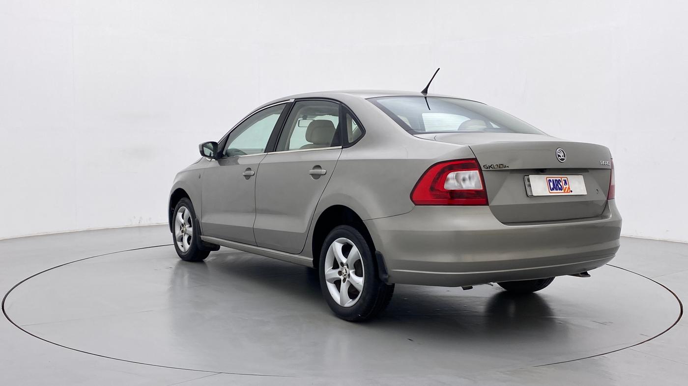 2015 Skoda Rapid 1.5 TDI AT  Ambition Plus, Diesel, Automatic, 70,352 km, Left Back Diagonal