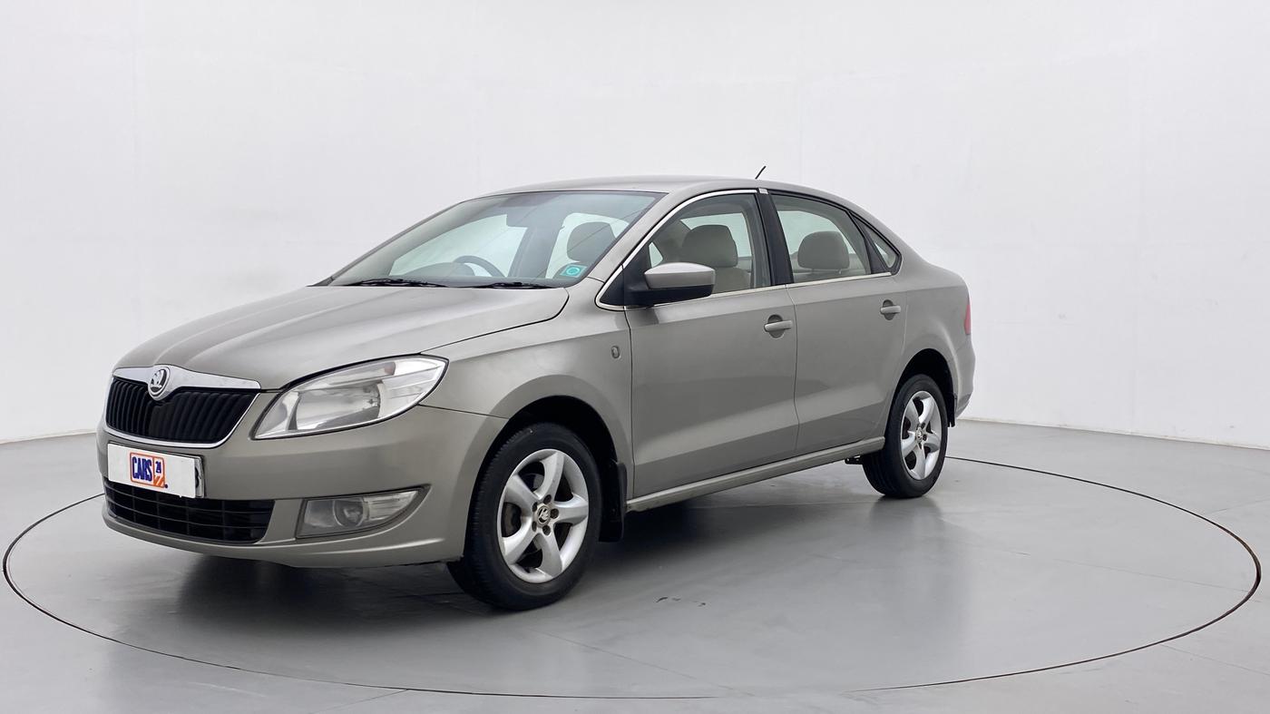 2015 Skoda Rapid 1.5 TDI AT  Ambition Plus, Diesel, Automatic, 70,352 km, Left Front Diagonal