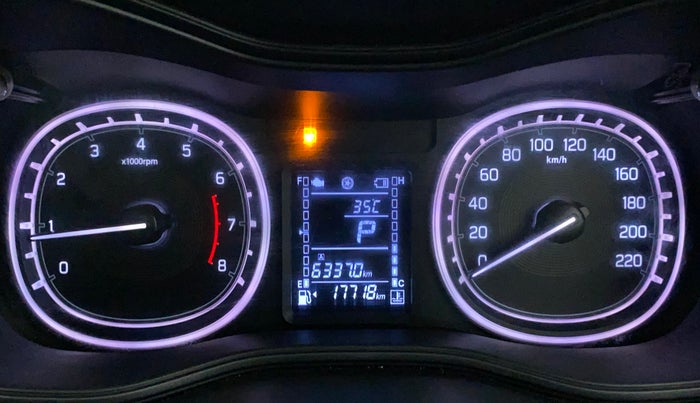 2020 Maruti Vitara Brezza ZXI PLUS AT DUAL TONE SHVS, Petrol, Automatic, 17,718 km, Odometer Image