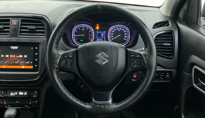 2020 Maruti Vitara Brezza ZXI PLUS AT DUAL TONE SHVS, Petrol, Automatic, 17,718 km, Steering Wheel Close Up