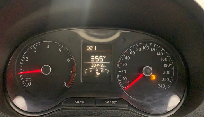 2016 Volkswagen Ameo TRENDLINE 1.2L, Petrol, Manual, 30,505 km, Odometer Image