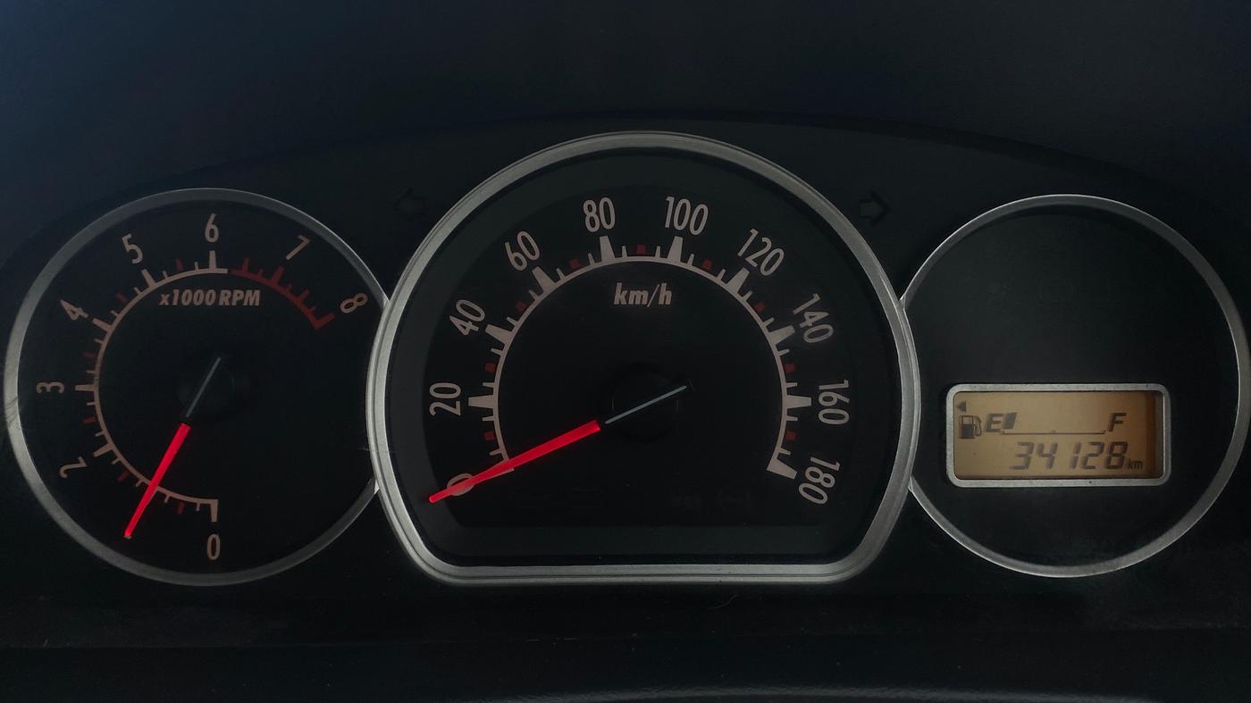 2014 Maruti Alto K10 VXI P, Petrol, Manual, 34,364 km, Odometer Image