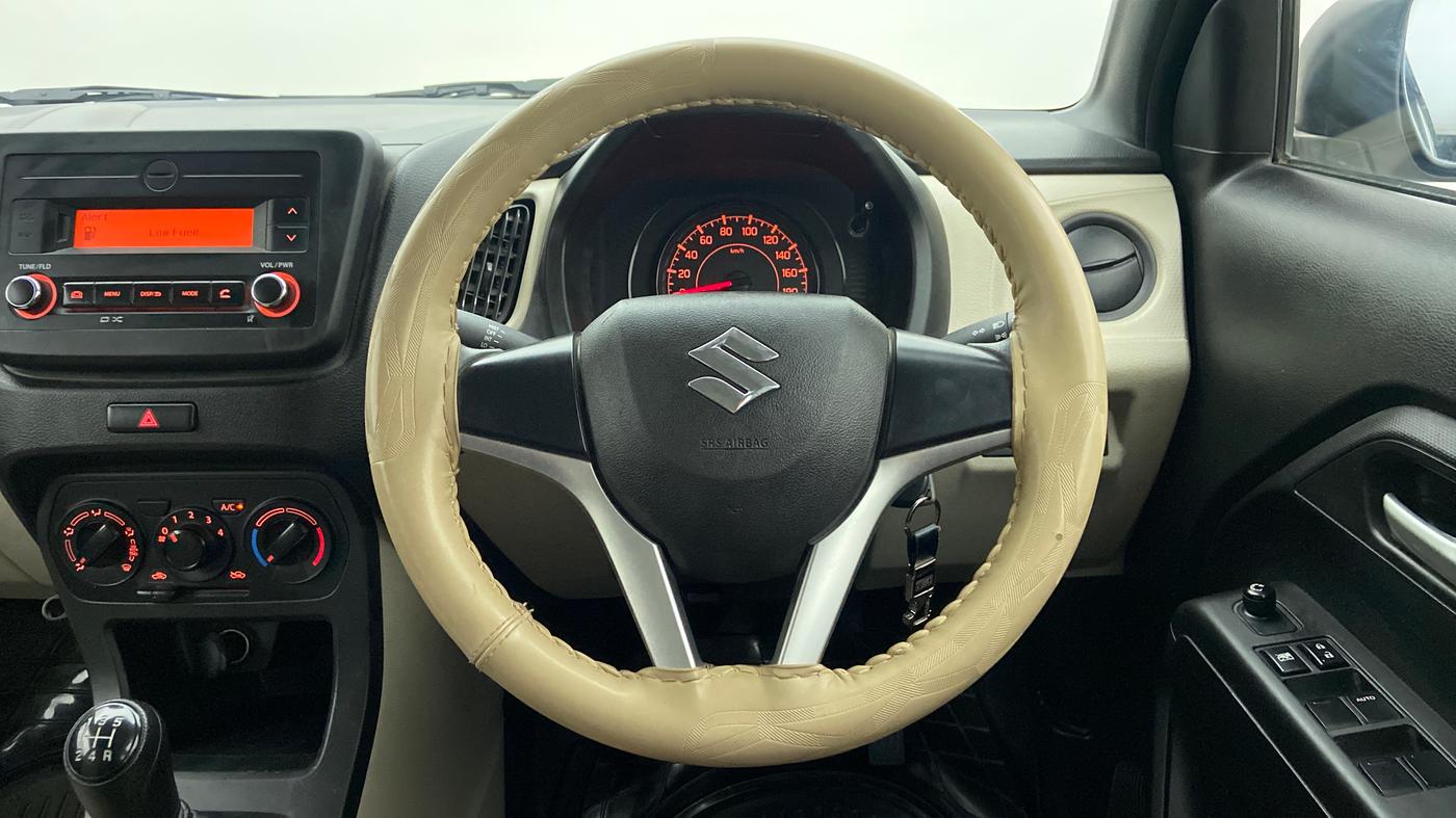 2019 Maruti New Wagon-R 1.0 VXI (O), Petrol, Manual, 9,262 km, Steering Wheel Close Up