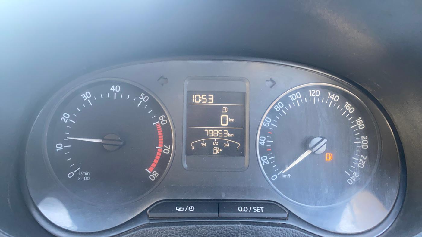 2020 Skoda Rapid 1.0 AMBITION TSI MT, Petrol, Manual, 79,894 km, Odometer Image