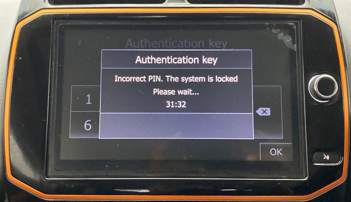 2020 Renault Kwid CLIMBER 1.0 AMT (O), Petrol, Automatic, 9,819 km, Infotainment System