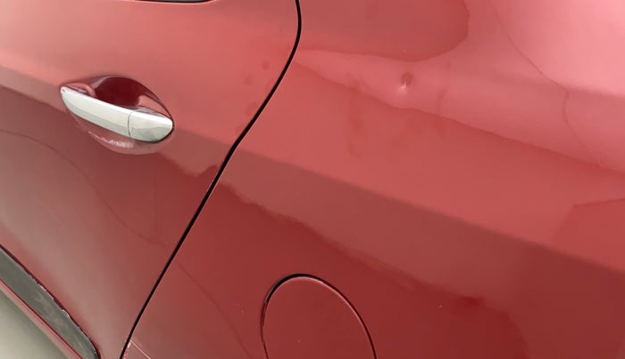 2014 Hyundai Xcent SX 1.2, Petrol, Manual, 1,09,004 km, Left quarter panel - Slightly dented