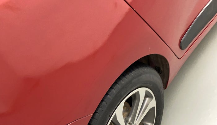 2014 Hyundai Xcent SX 1.2, Petrol, Manual, 1,09,004 km, Right quarter panel - Minor scratches