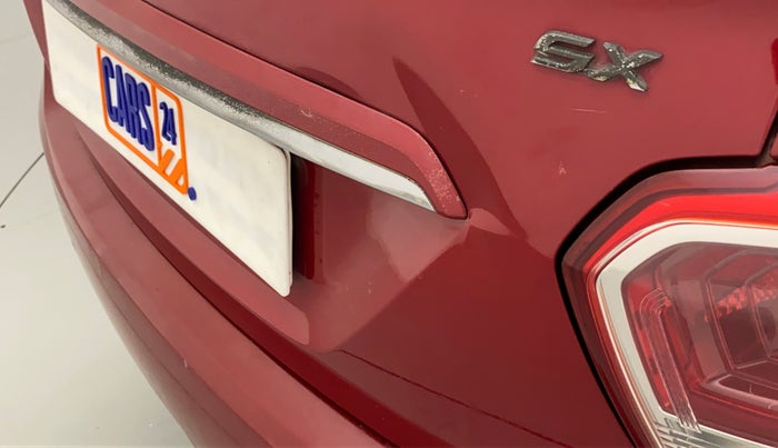 2014 Hyundai Xcent SX 1.2, Petrol, Manual, 1,09,004 km, Dicky (Boot door) - Slightly dented