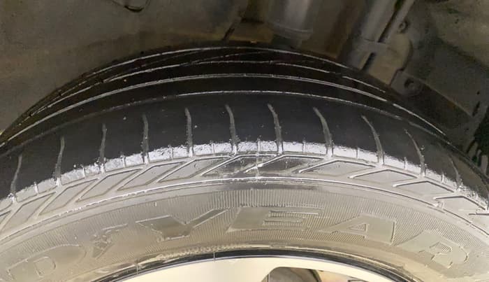 2019 Tata NEXON XZA PLUS PETROL DUAL TONE, Petrol, Automatic, 62,088 km, Left Rear Tyre Tread