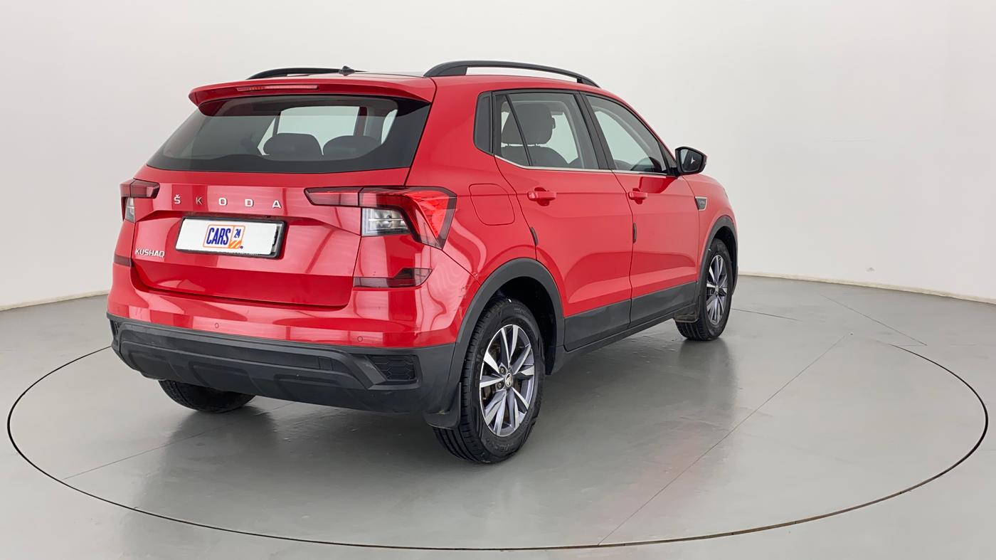 2022 Skoda KUSHAQ ACTIVE 1.0 TSI MT, Petrol, Manual, 13,624 km, Right Back Diagonal