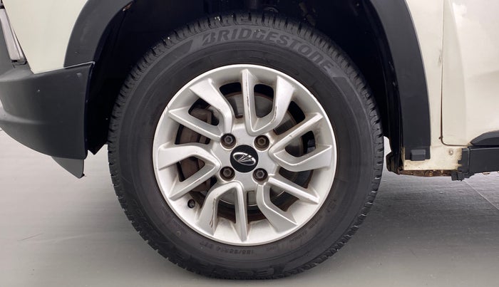 2016 Mahindra Kuv100 K8 D 6 STR, Diesel, Manual, 53,681 km, Left Front Wheel