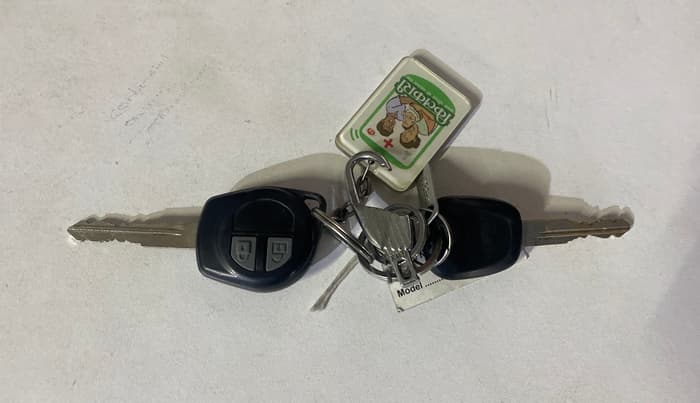 2017 Maruti Wagon R 1.0 VXI, CNG, Manual, 1,05,182 km, Key Close Up